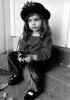 Darya in black and white